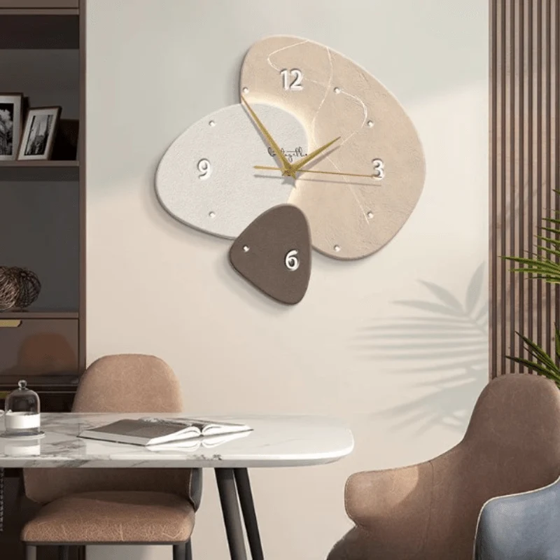 Stilvolle skandinavische Wanduhr mit geräuscharmem Uhrwerk – Bild 4